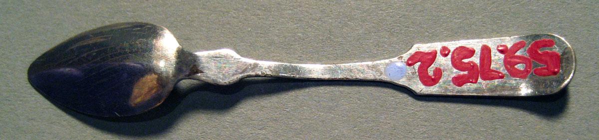 1959.0075.002 Silver Spoon underside