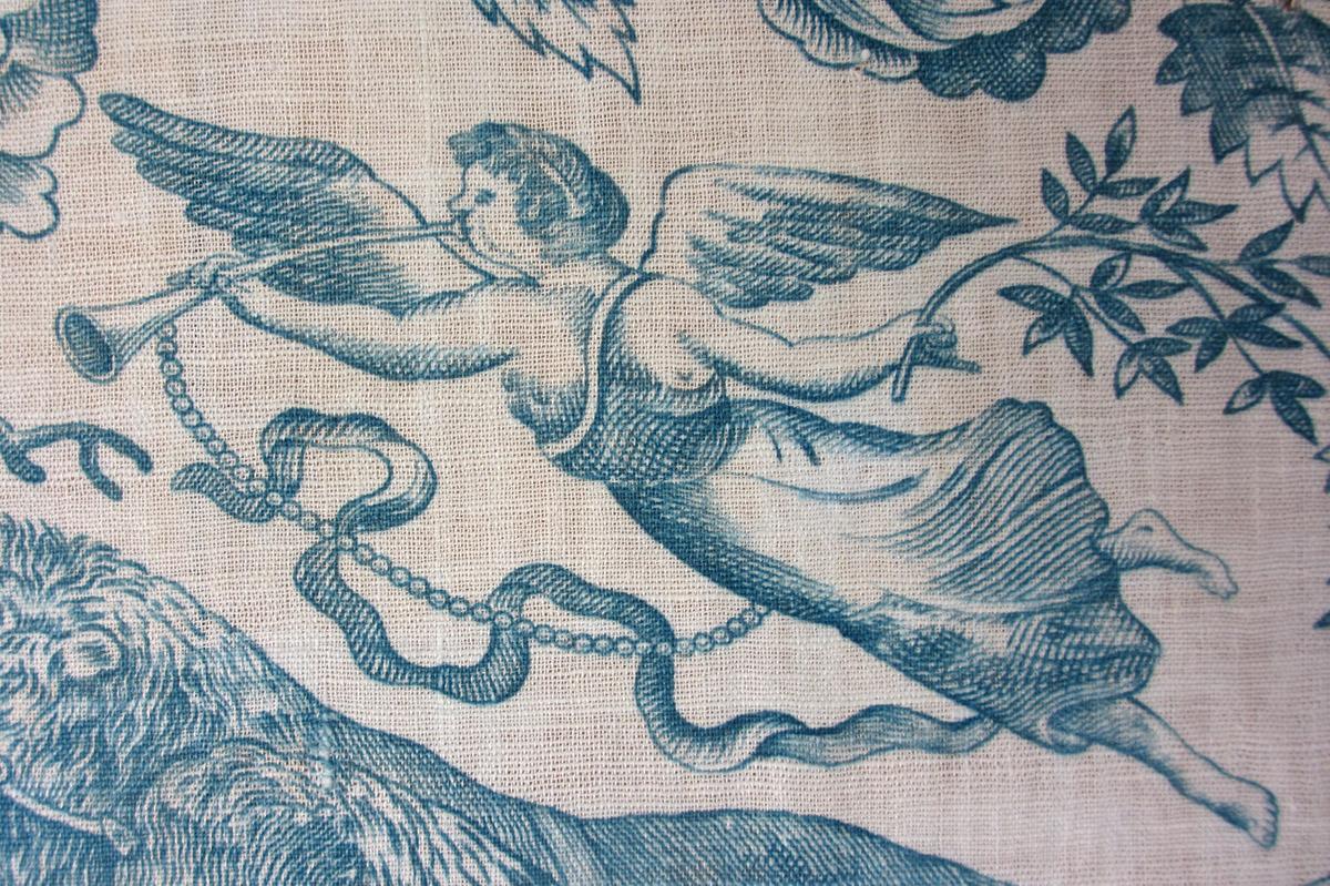 1959.0079.001 A textile, printed detail 5