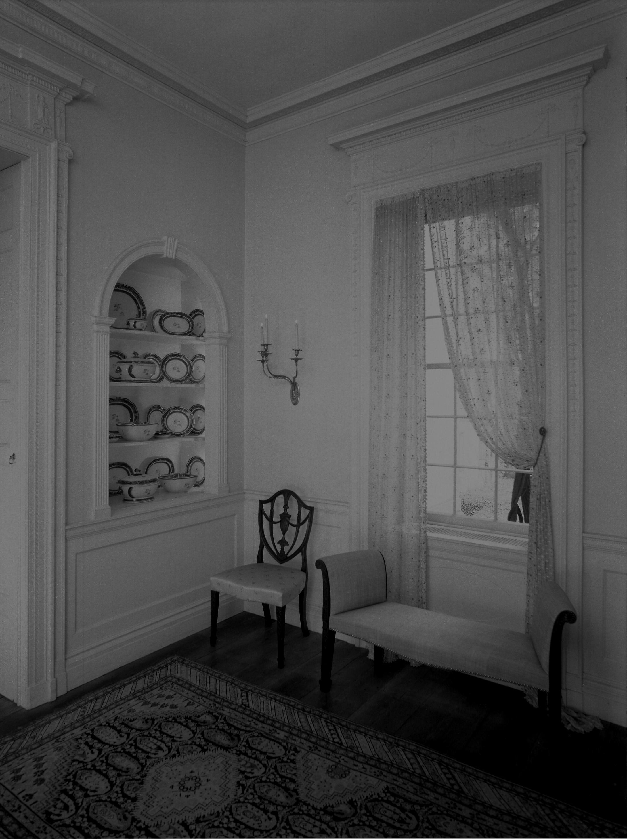 Room-China Hall bw, October, 1962