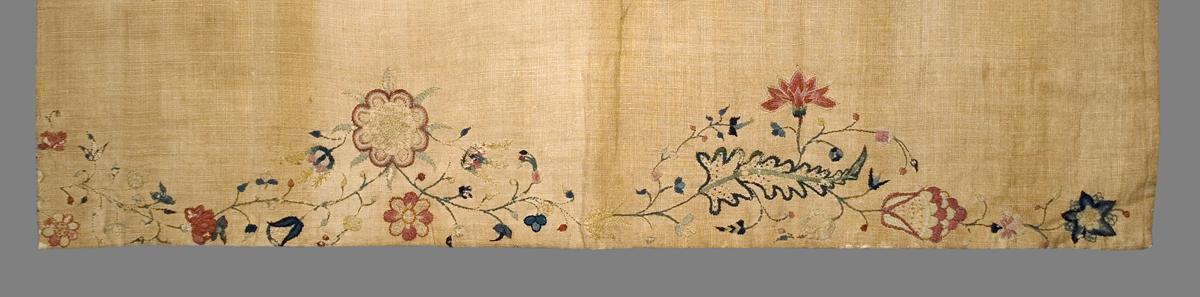 1958.0631 A Window Hanging, Side Curtain, Border Detail
