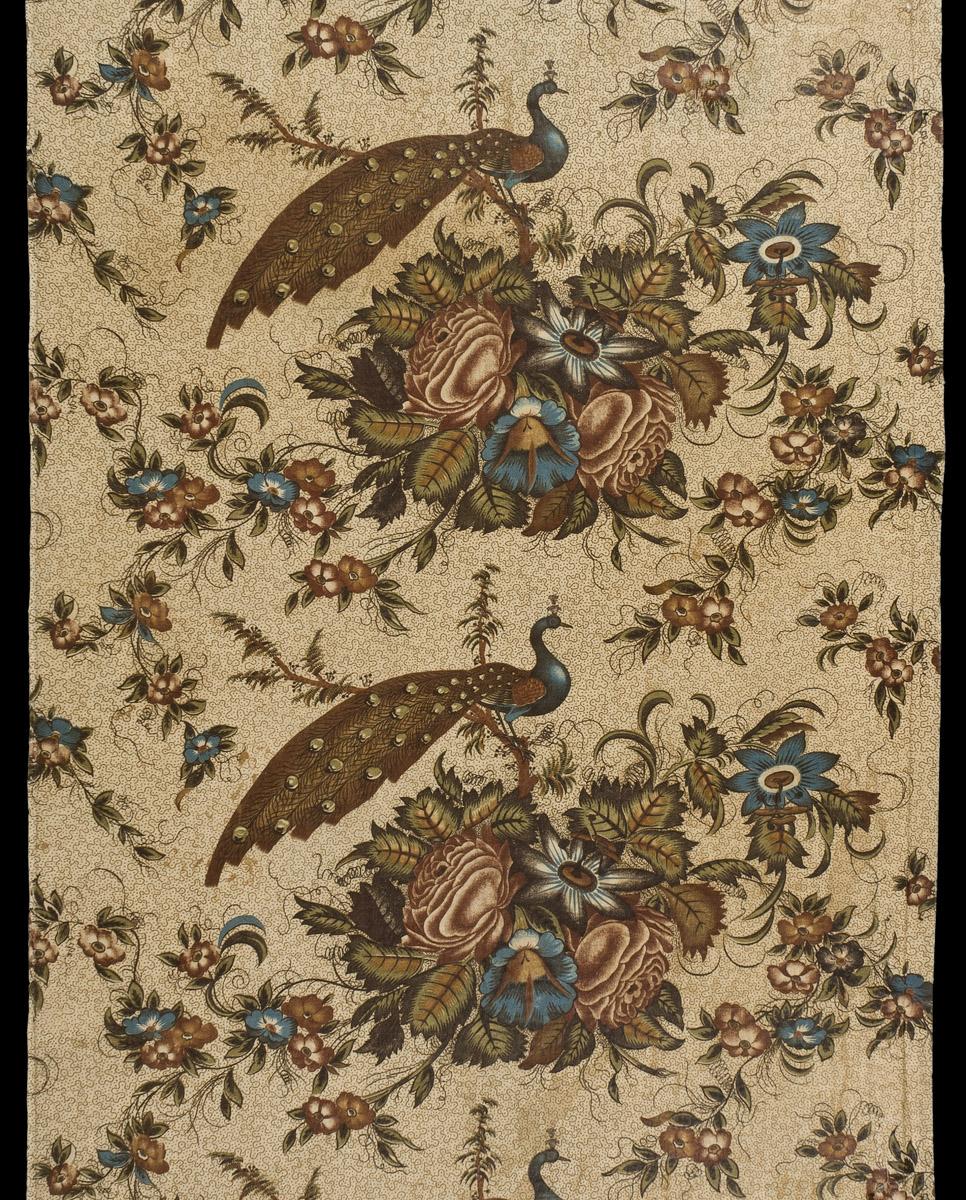 1959.0081.002.001 Textile, printed, detail, Book image C277