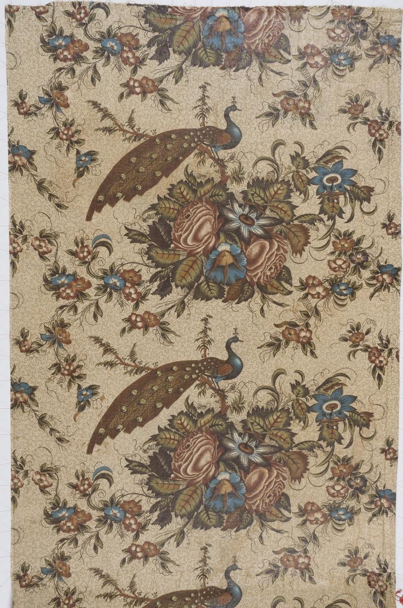 1959.0081.002.001 Textile, printed, detail 1