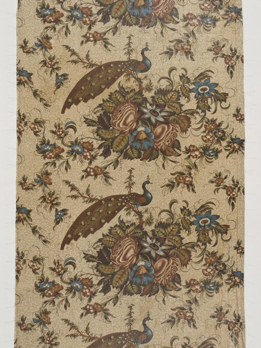 1959.0081.002.001 Textile, printed, detail 2