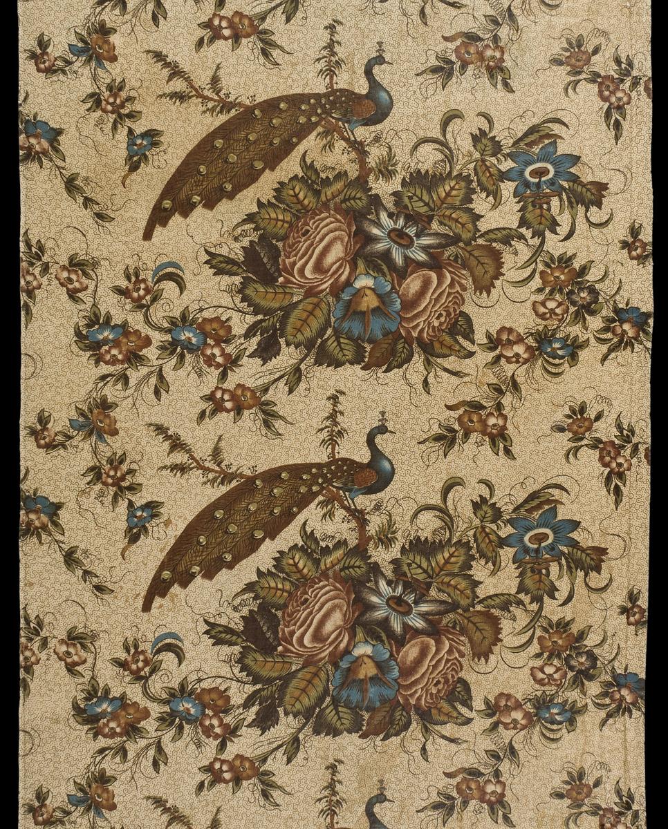 1959.0081.002.001 Textile, printed, detail 3