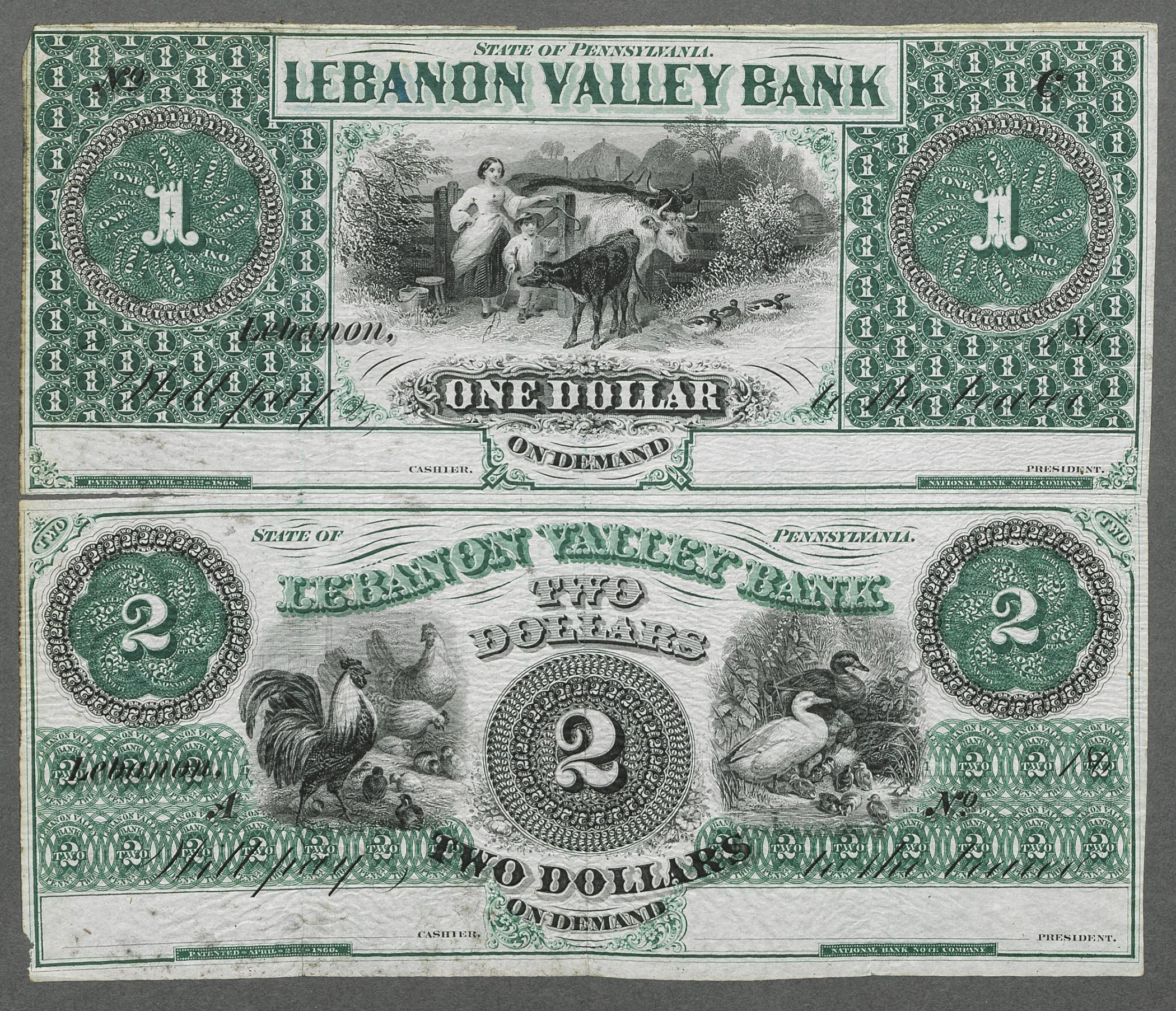 1969.0426 Currency and 1969.0427 Currency, view 1