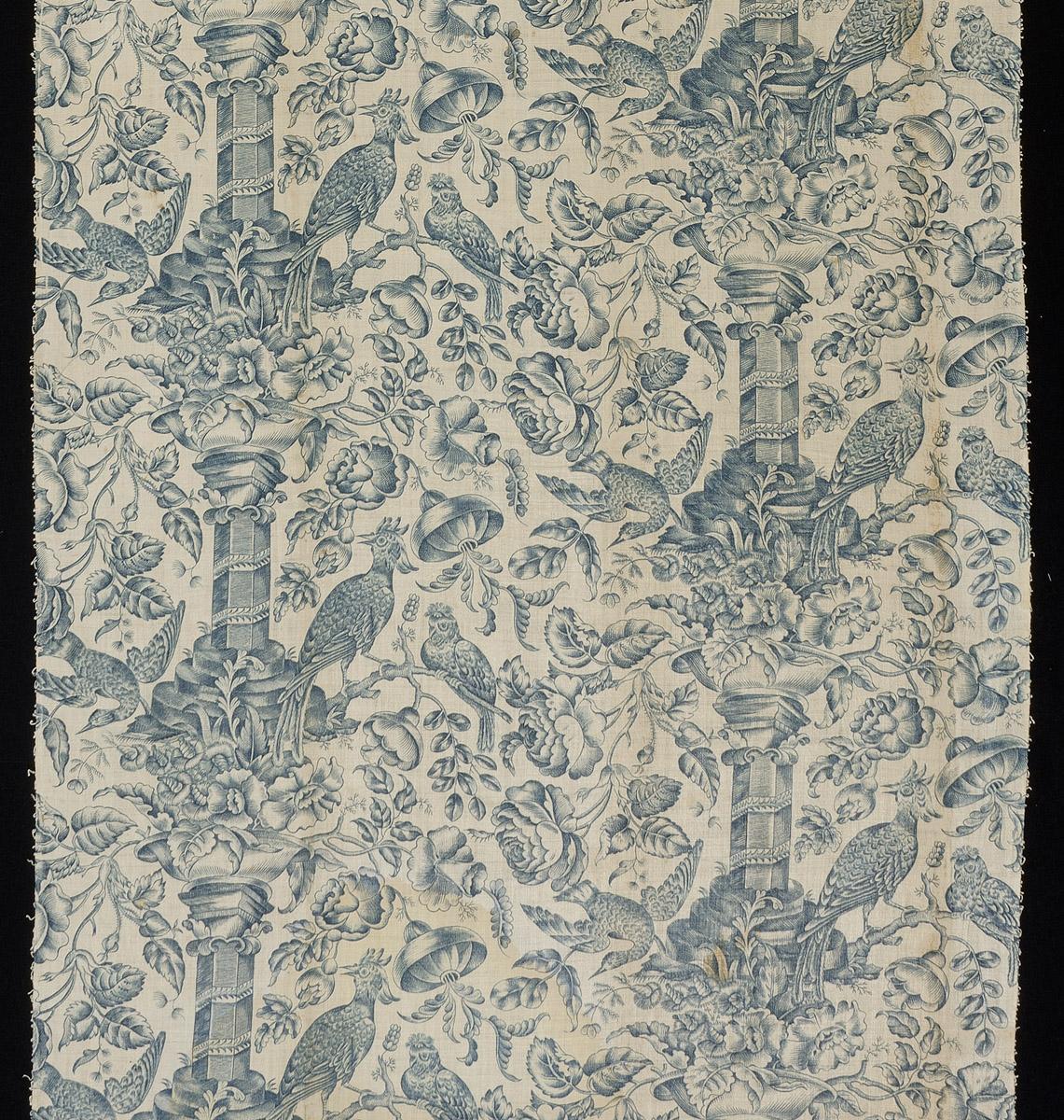 1959.0081.009 Textile, printed, detail 1