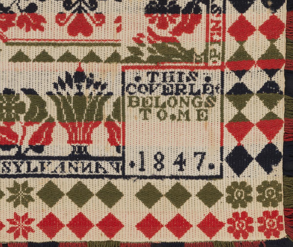 2011.0022 Bedcover, detail 4