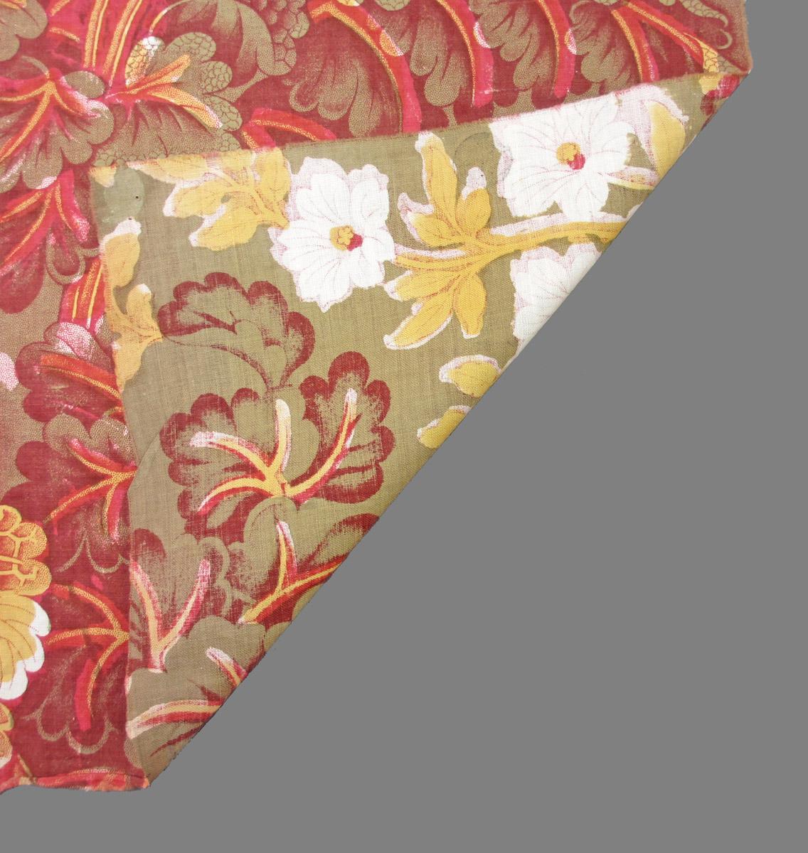 1959.0084.001 textile, printed folded corner