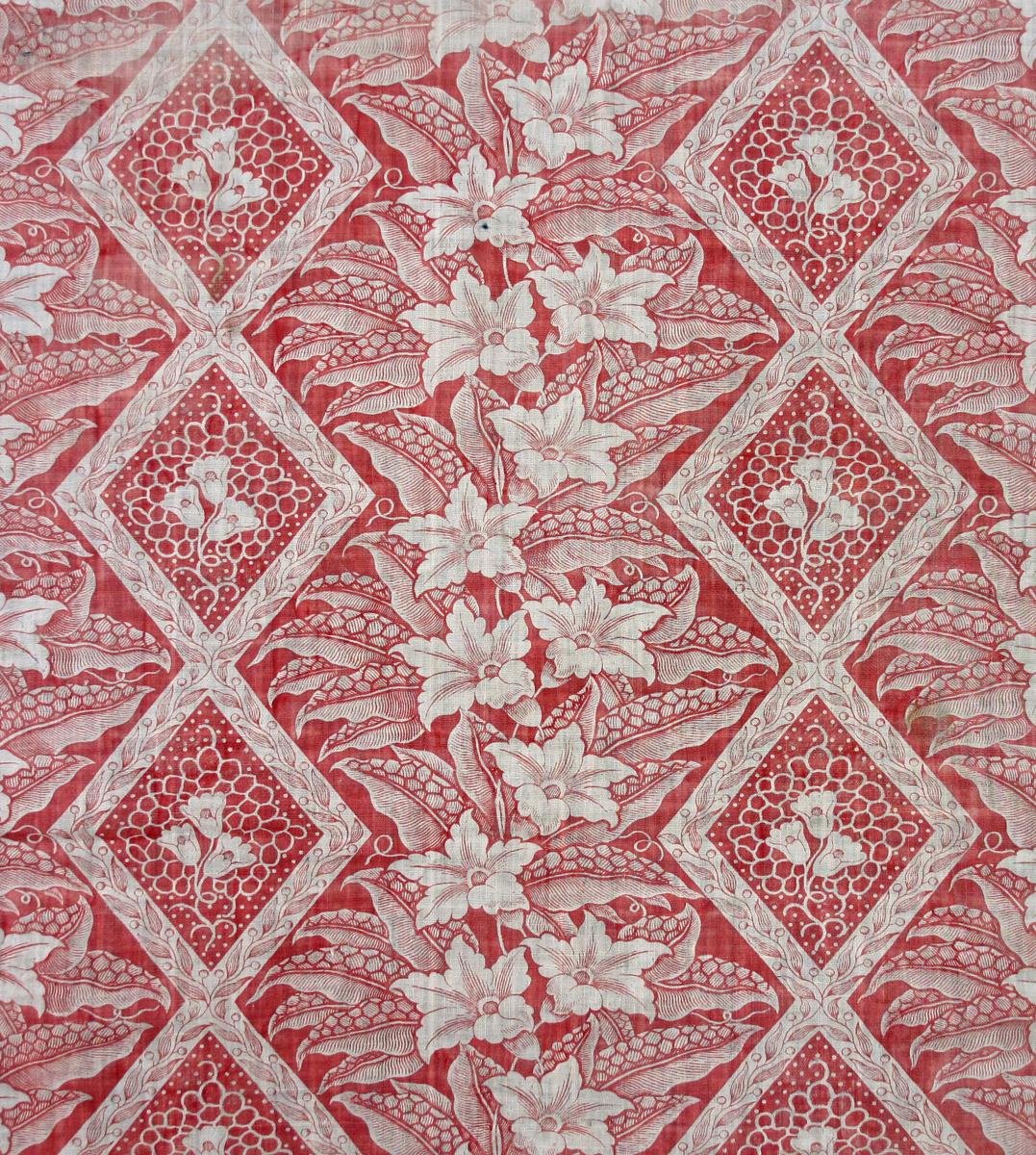 T1189 Textile, printed, design repeat