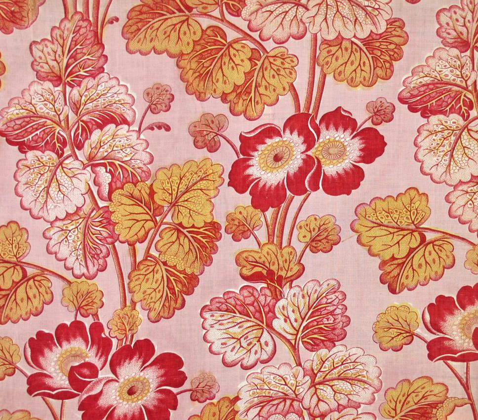 T1249 Textile, printed partia,l design repeat