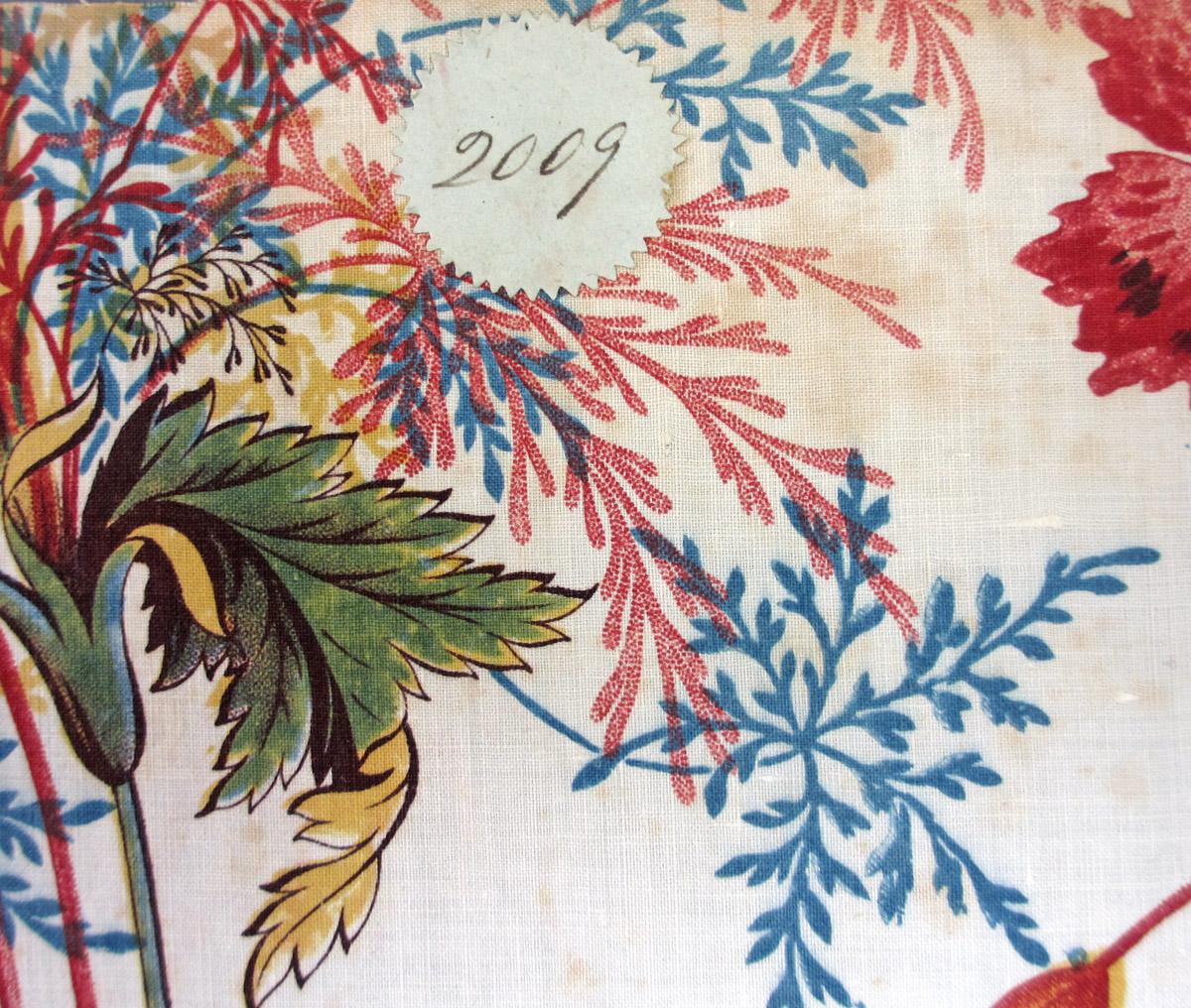 1959.0084.013 textile, printed detail 2