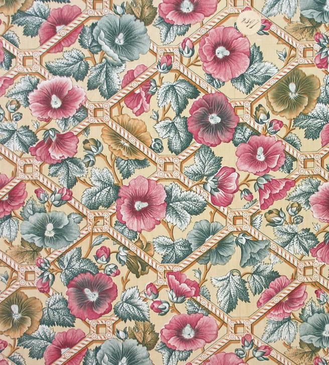 T1260 textile, printed design repeat