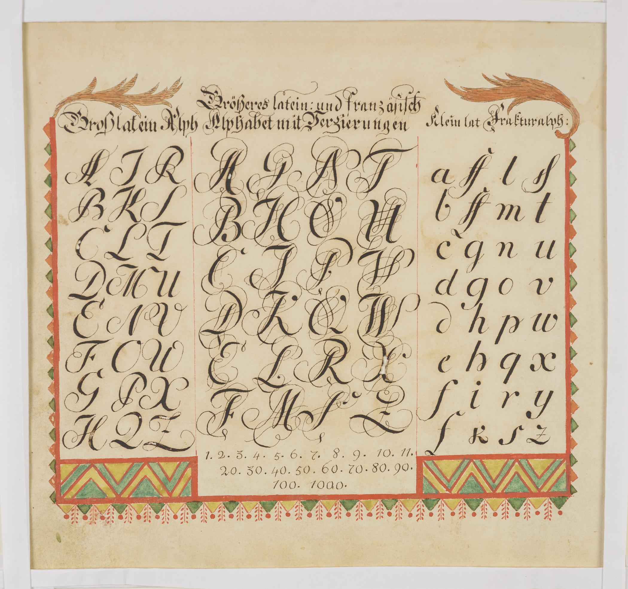 2011.0028.016 Fraktur, view 1