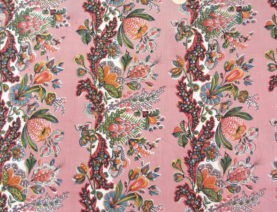 T1264 textile, printed design repeat