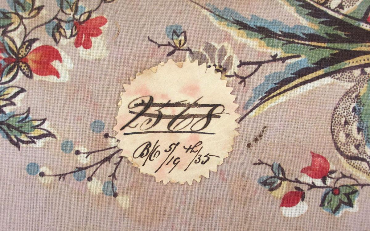 1959.0084.028 Textile, printed label