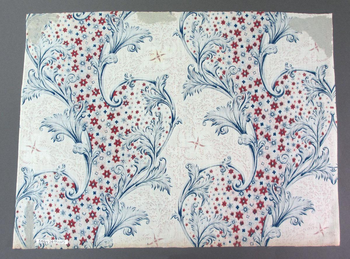 1959.0084.029 Textile, printed reverse