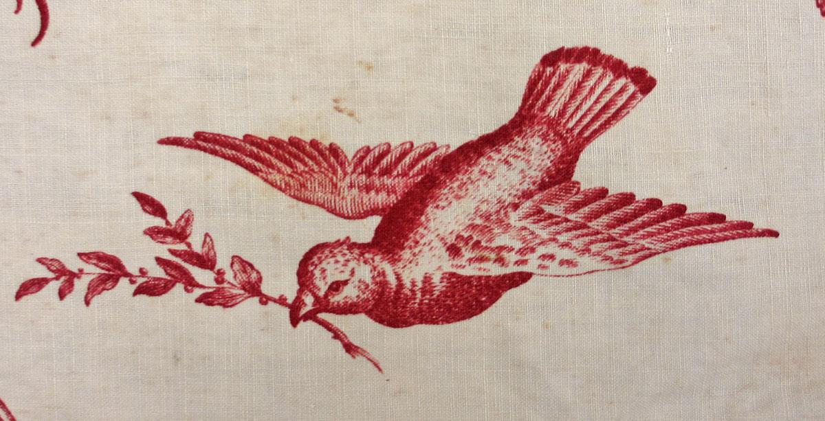 1966.0104.002 textile, printed detail 2