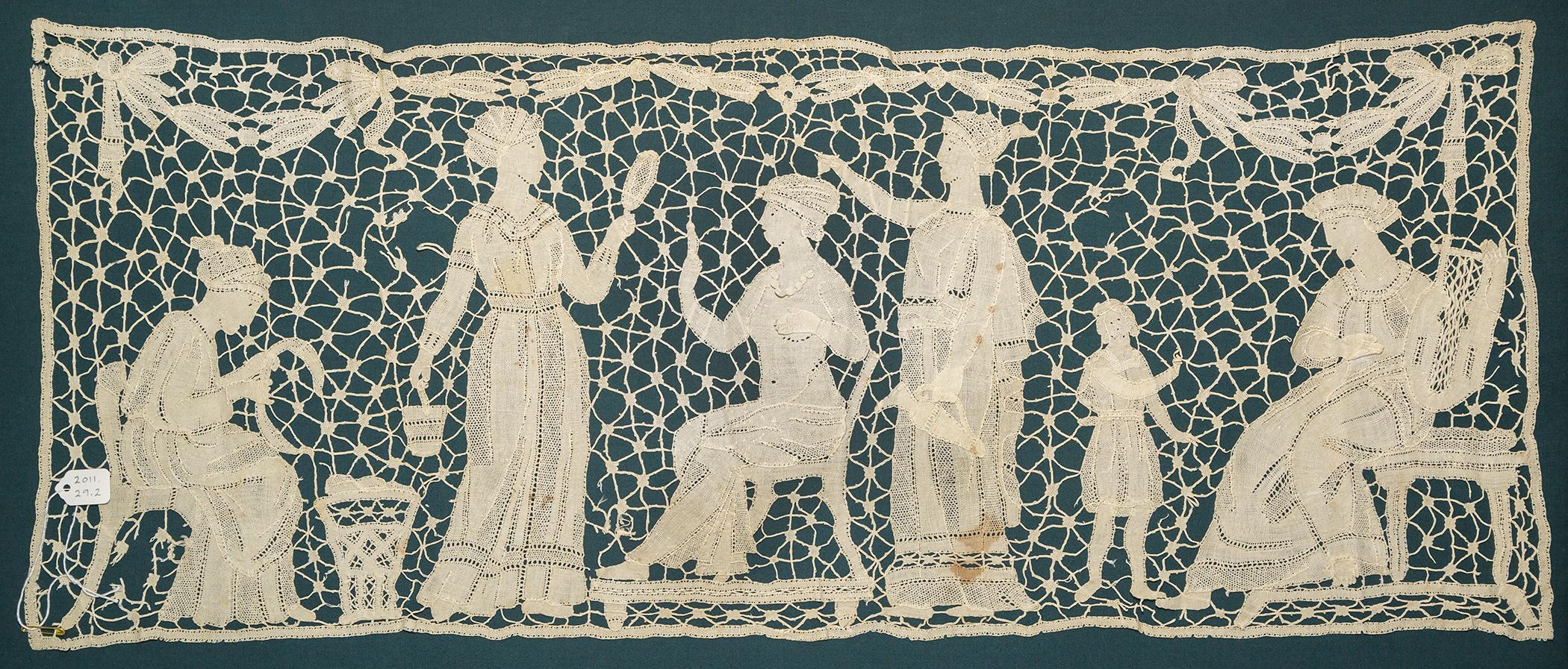 2011.0029.002 Textile, lace, detail 1