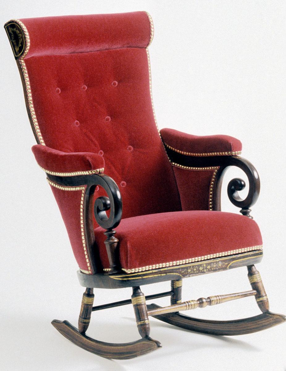 1990.0082 Chair, Rocking Chair, view 3