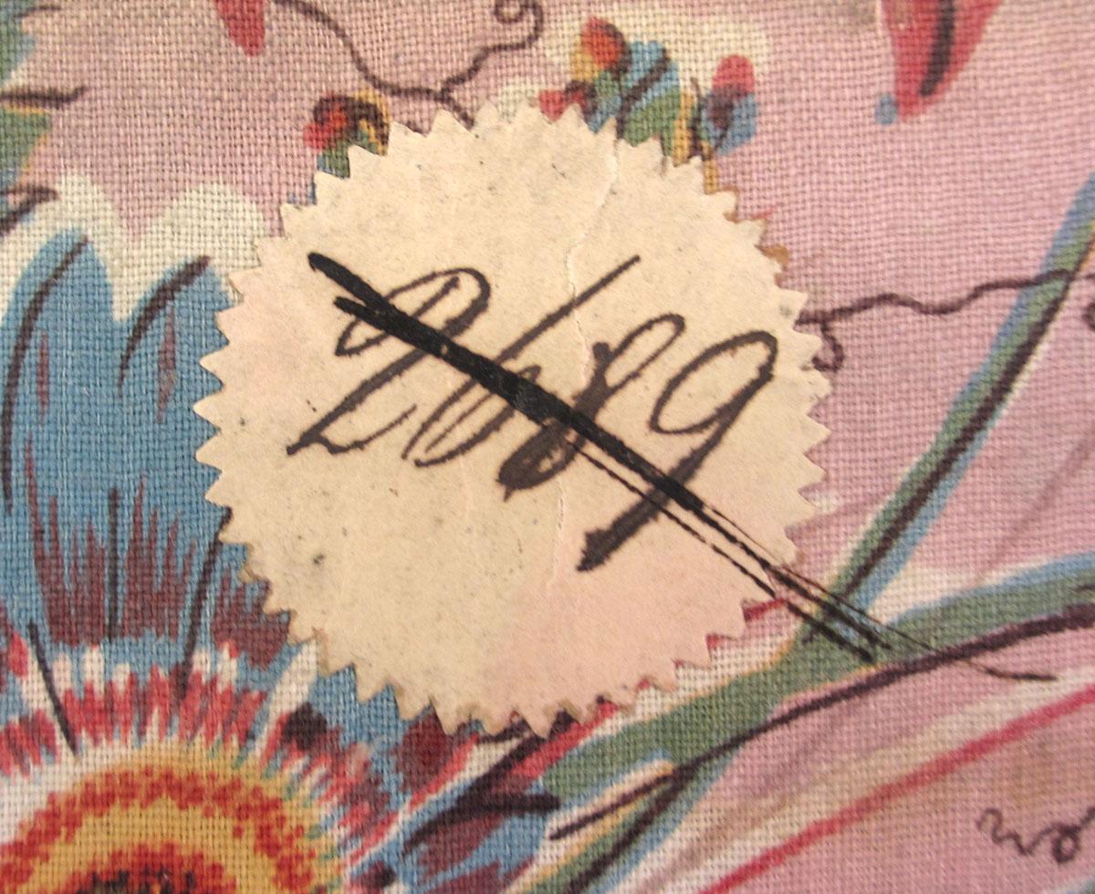 1959.0084.033 Textile, printed label