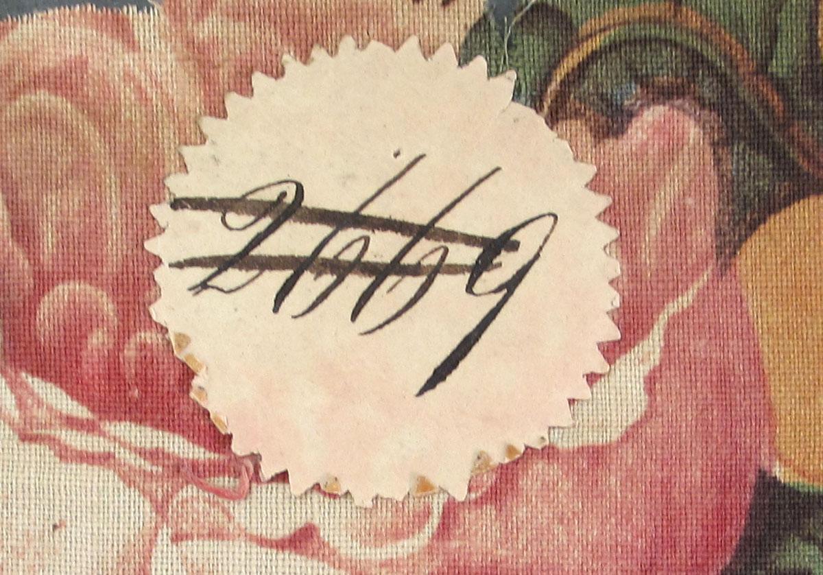 1959.0084.035 Textile, printed label