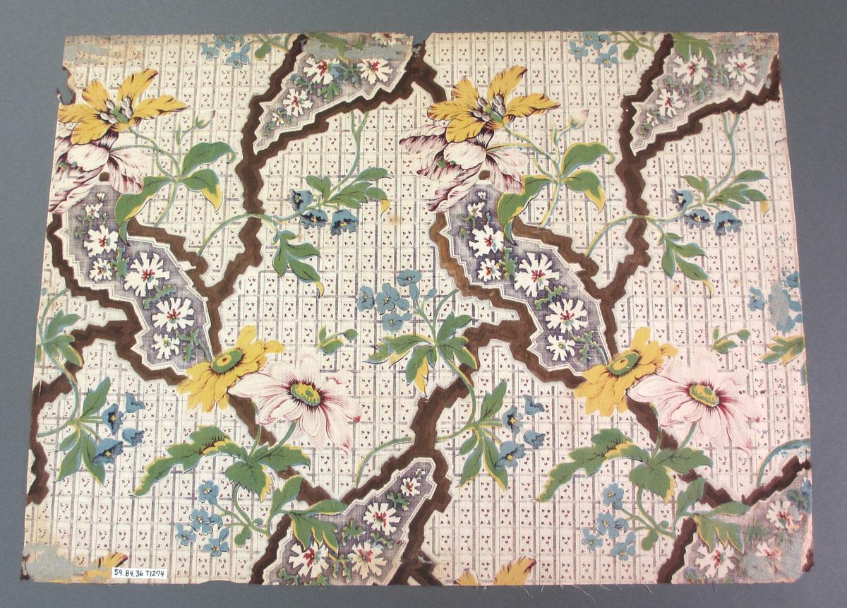 1959.0084.036 Textile, printed reverse
