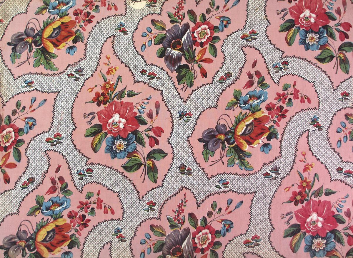T1276.1 textile, printed design repeat