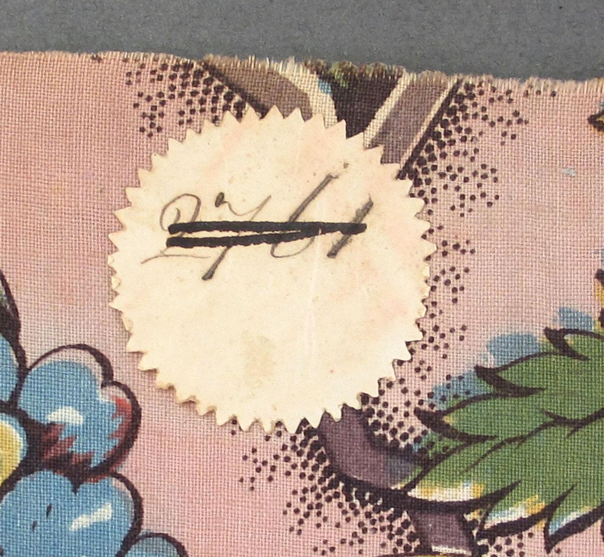 1959.0084.041 Textile, printed label