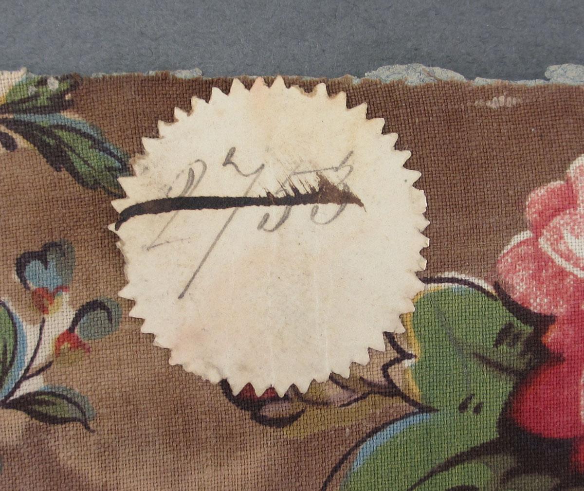 1959.0084.042 Textile, printed label