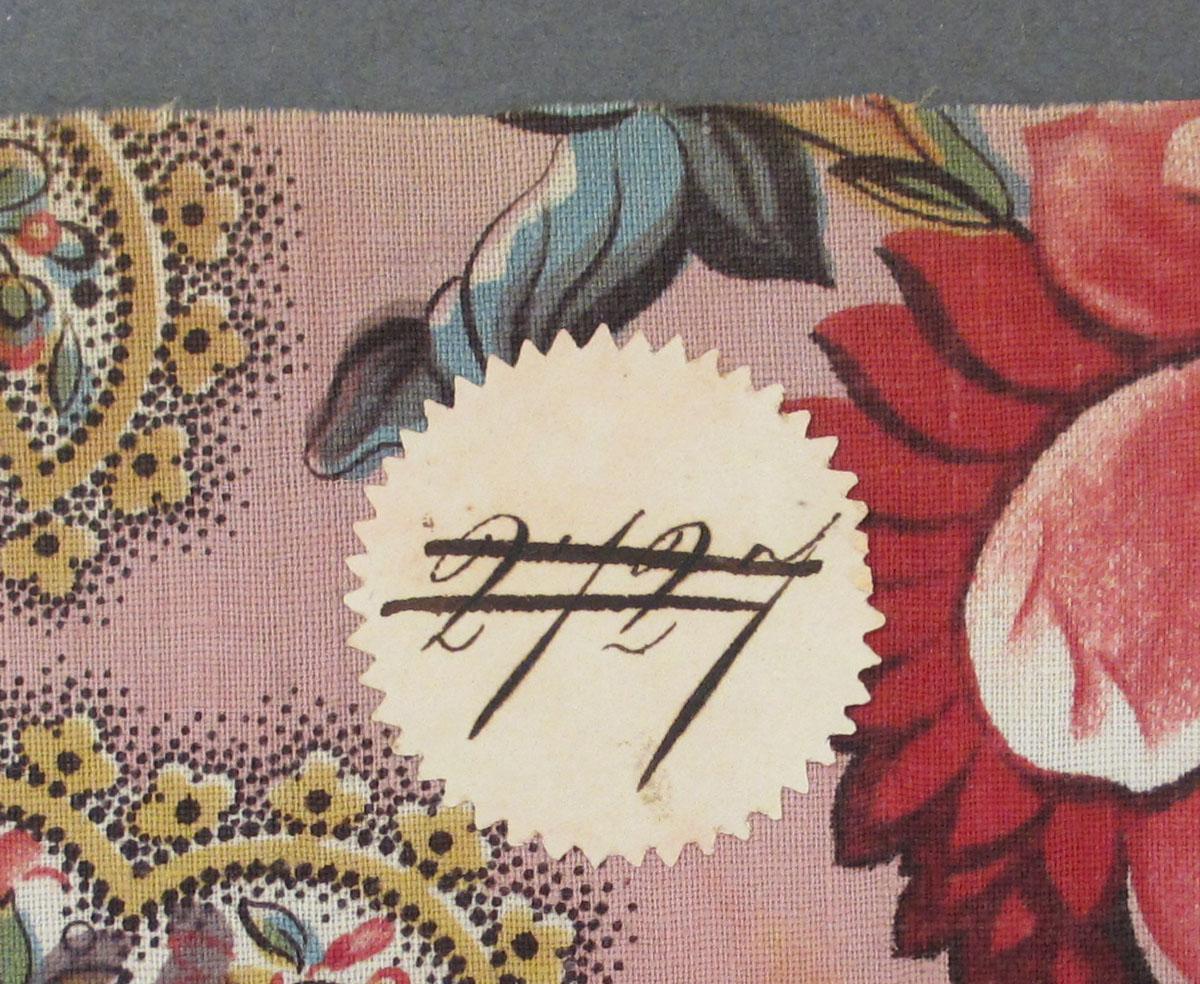 1959.0084.044 Textile, printed label
