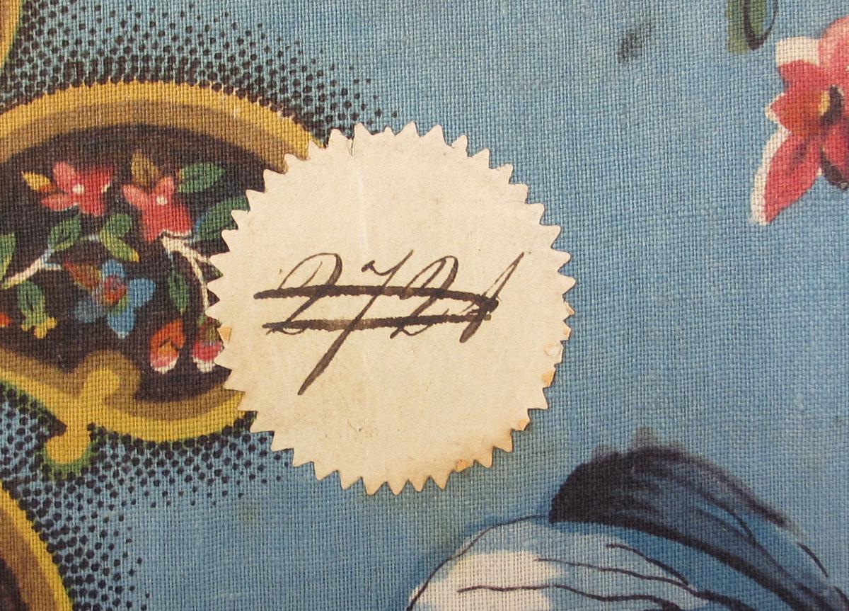 1959.0084.045 Textile, printed label