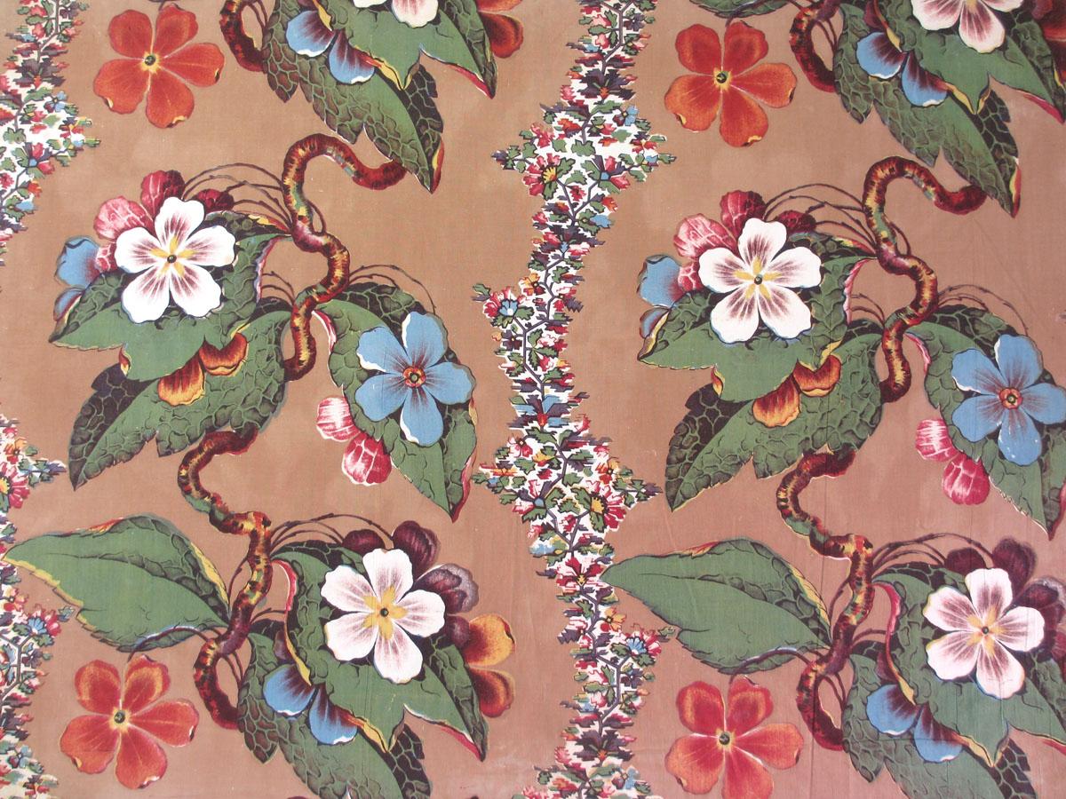 T1284 Textile, printed, design repeat