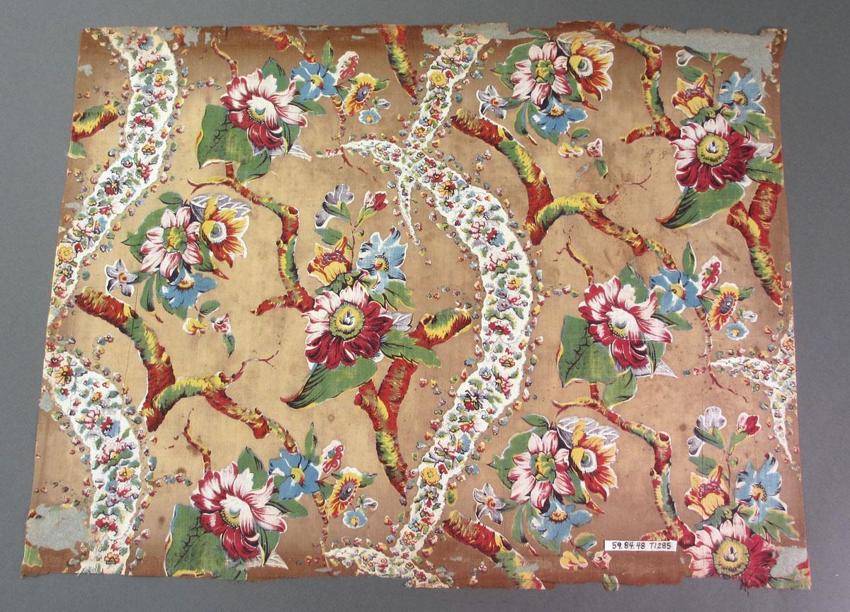 1959.0084.048 Textile, printed reverse