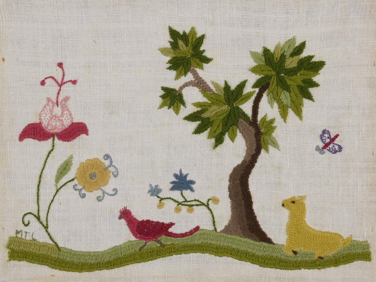 2011.0047.002 Needlework picture, view 1
