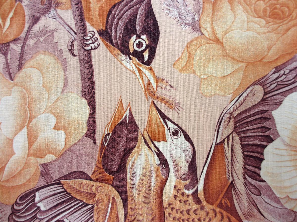 T1097 Textile, printed, partial design repeat