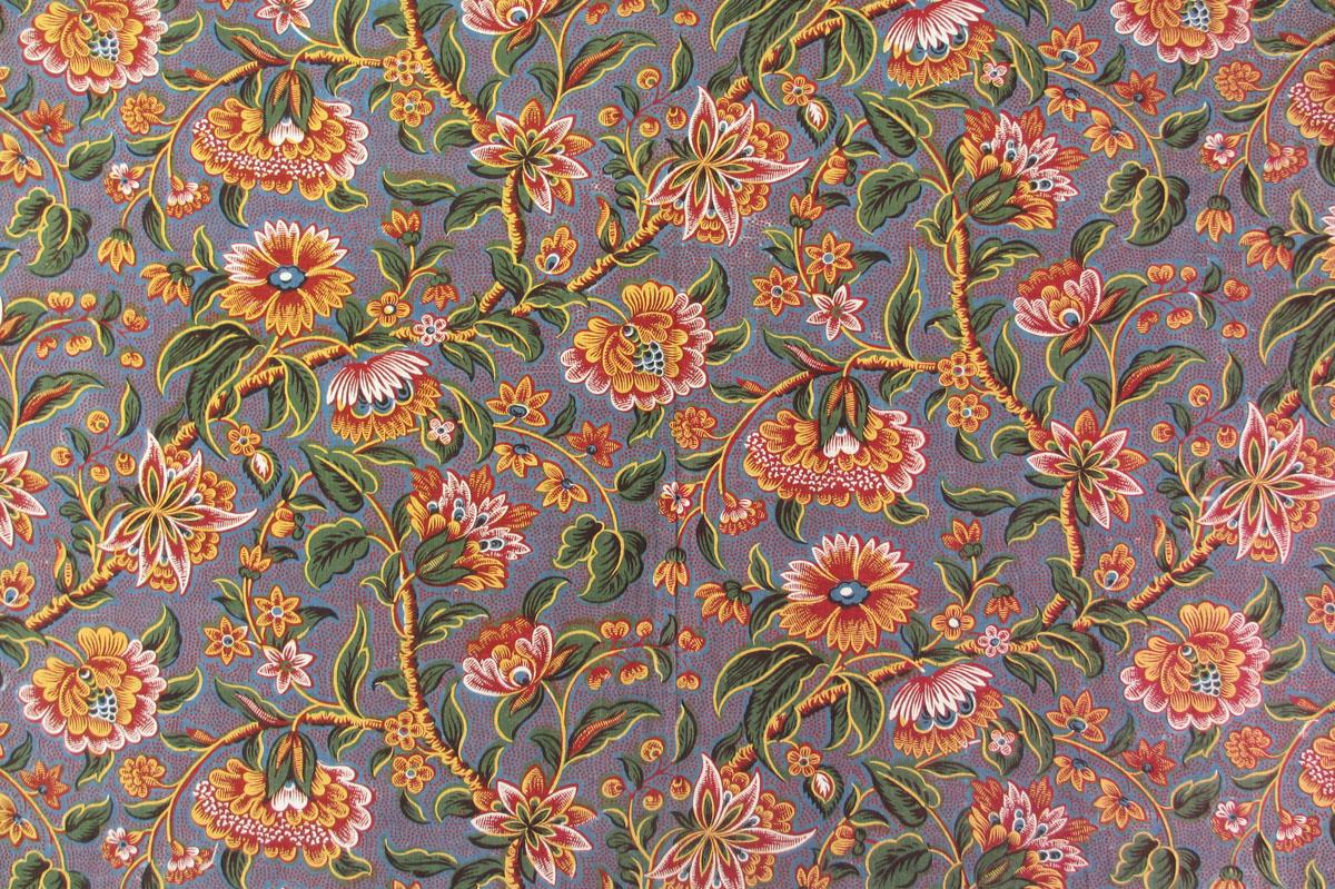 T2204 textile, printed design repeat