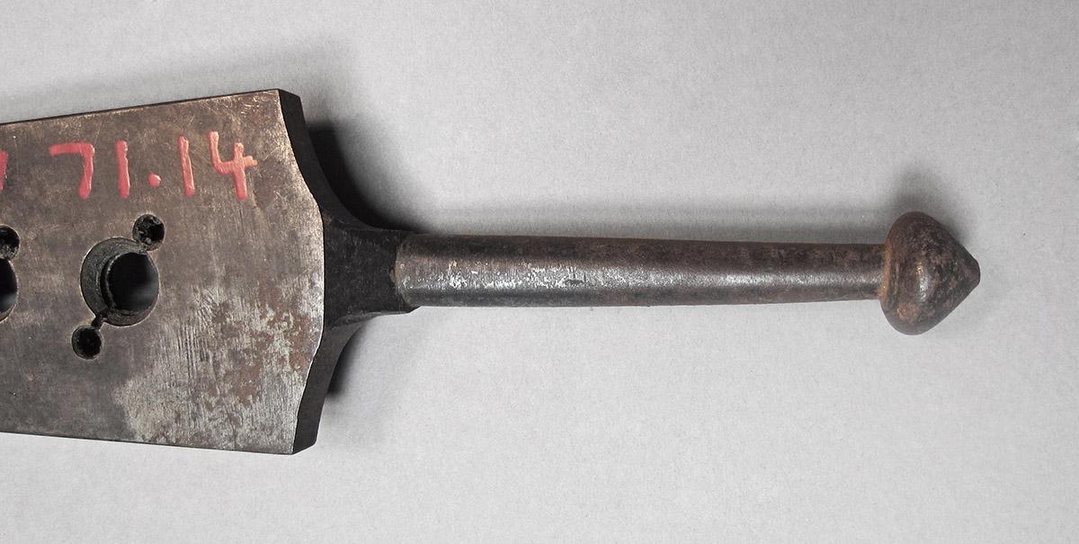 1957.0071.014, Screw plate, handle