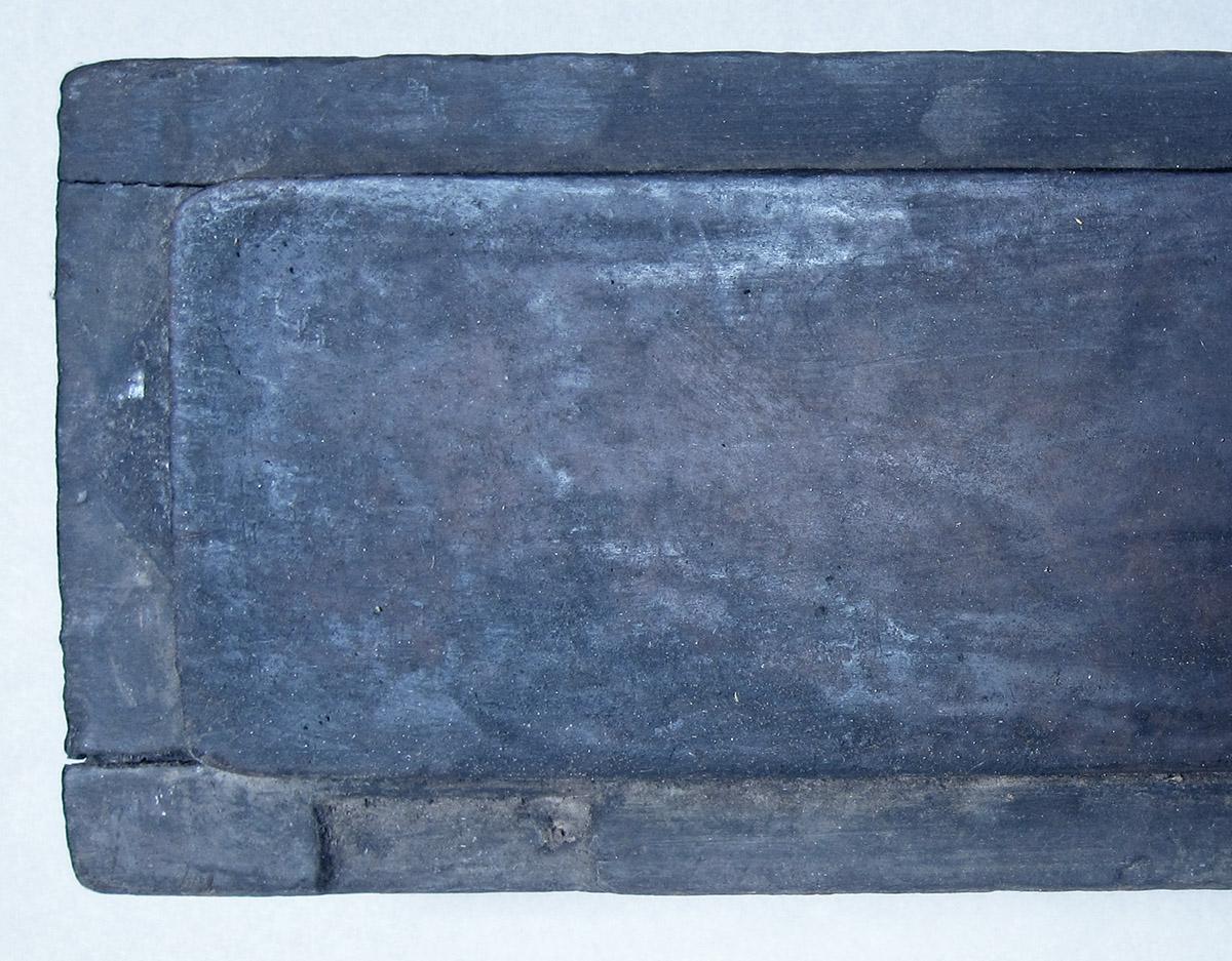 1957.0081.007, Oil stone and box, stone detail