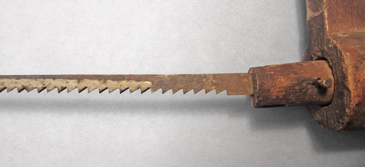 1960.0383.002, Frame saw, blade detail