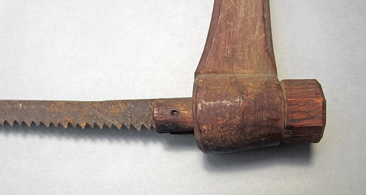 1960.0383.003, Frame saw, blade end 1