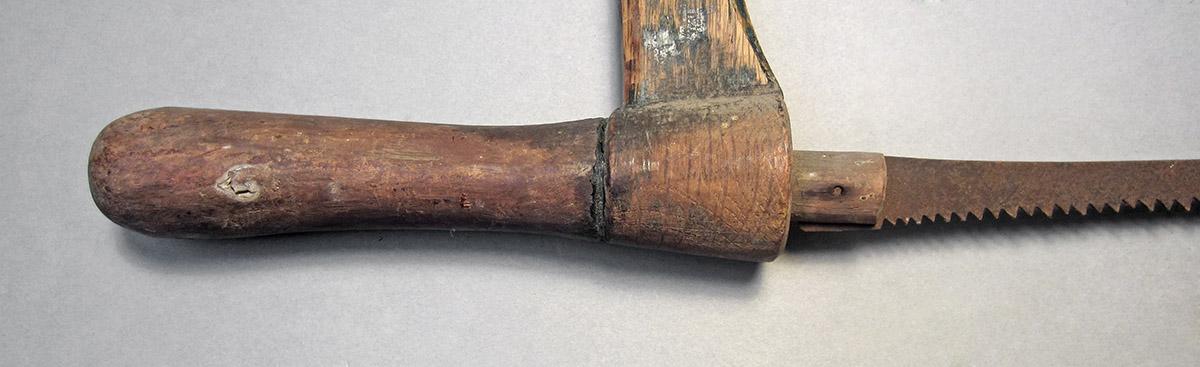 1960.0383.003, Frame saw, blade end 2