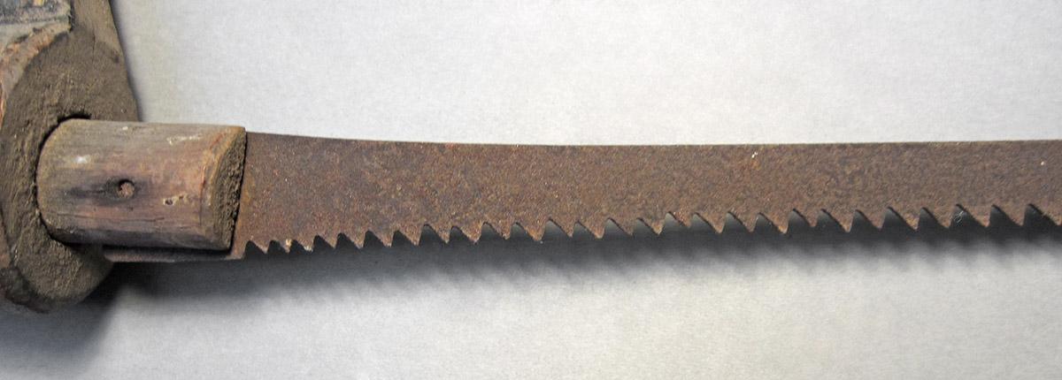 1960.0383.003, Frame saw, blade detail