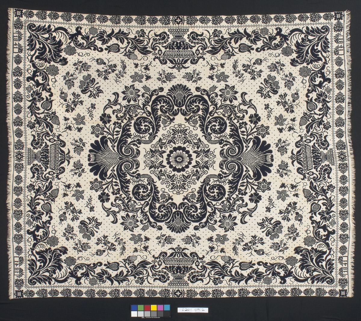 2011.0046 Bedcover, Coverlet