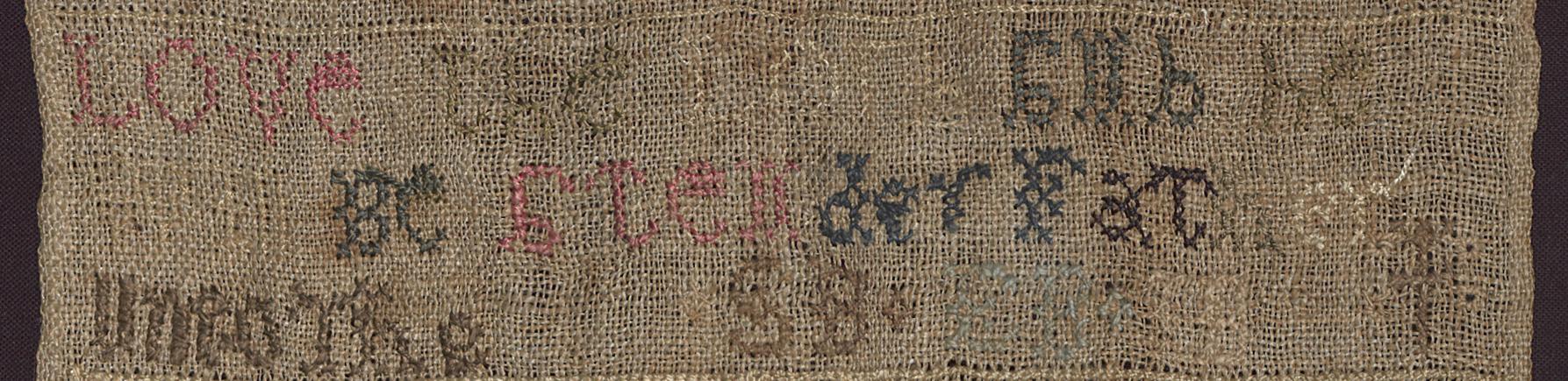 2011.0042.002 Sampler, Detail 2