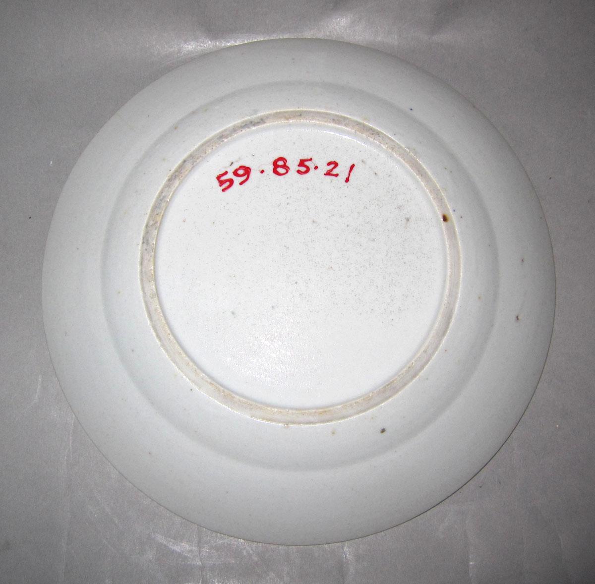 1959.0085.021 Porcelain plate