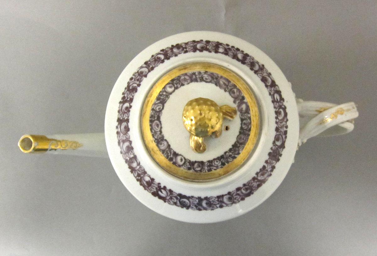 1959.0085.023 A,B Porcelain teapot top