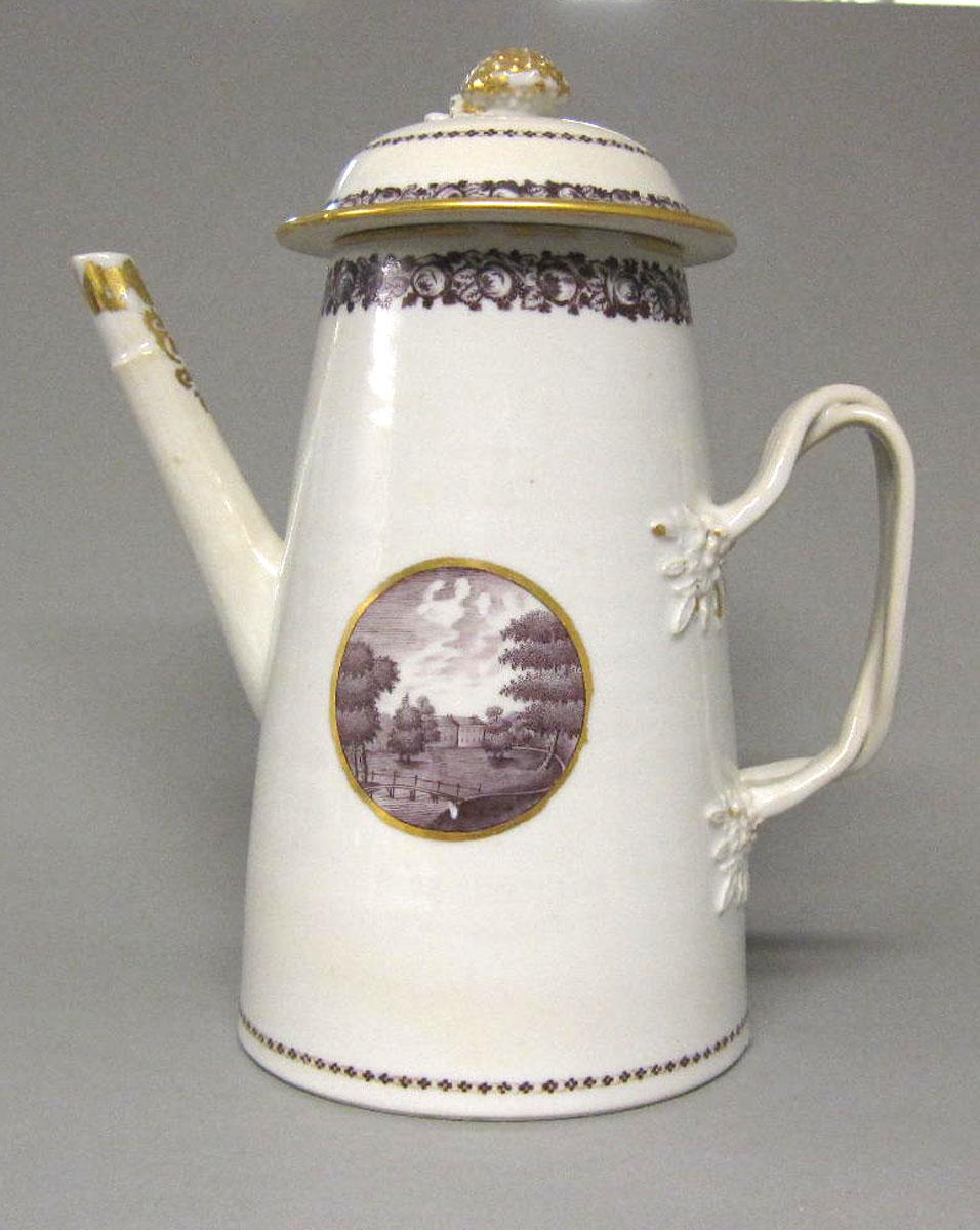 1959.0085.024 A,B Porcelain coffee pot