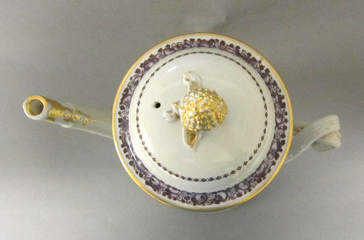 1959.0085.024 A,B Porcelain coffee pot top