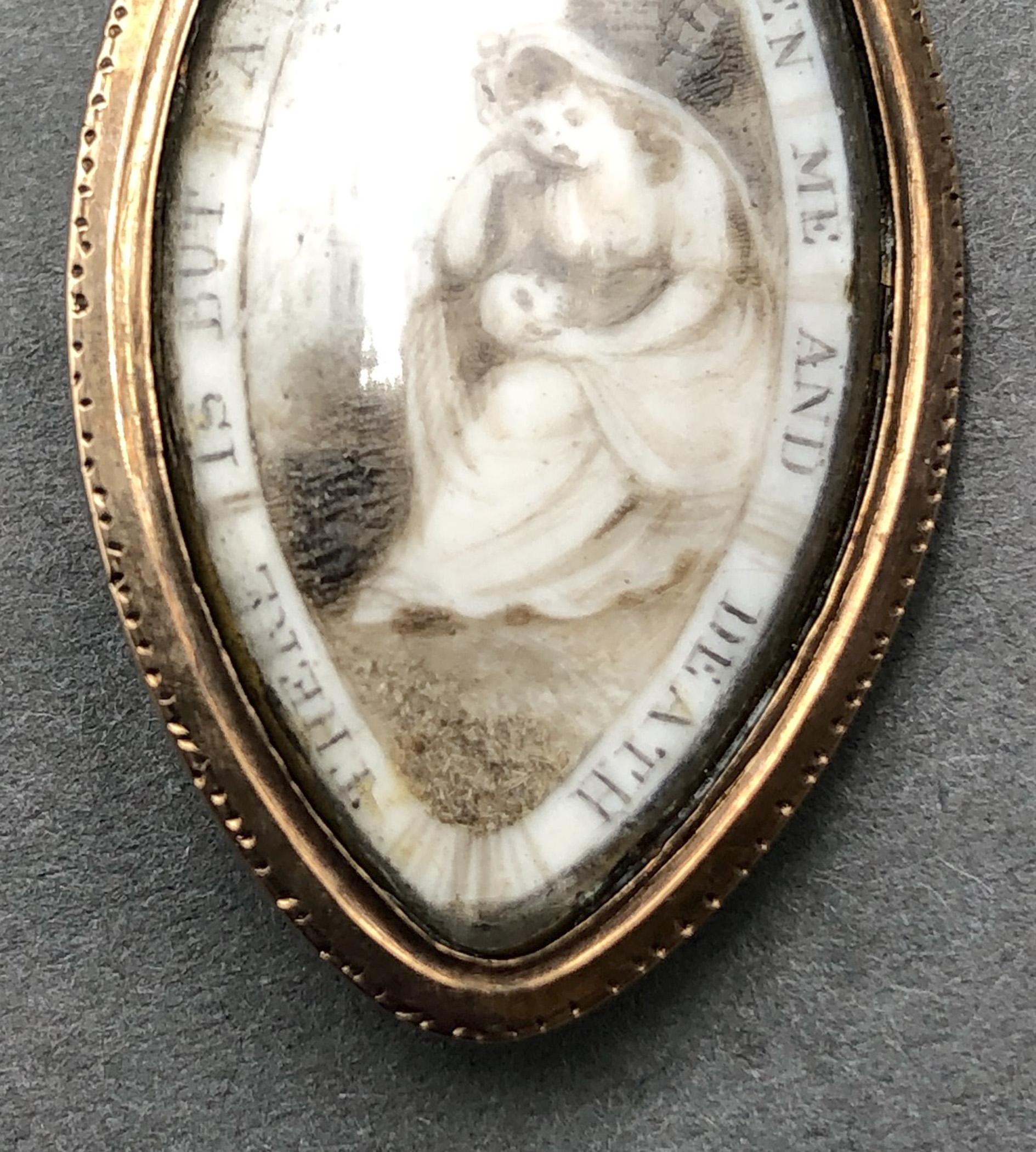 2011.0043.001 Brooch, Mourning brooch or pin, view2 detail