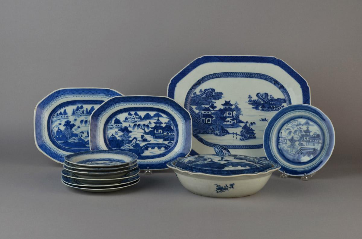 2011.0049.001-.011 Chinese Export Porcelain